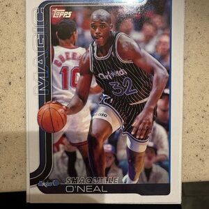 Topps Shaquille O'Neal Orlando Magic Card with Blue and White Details